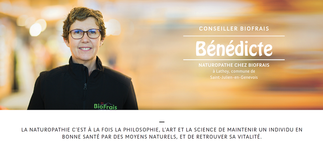 Bénédicte, conseillère naturopathe chez BioFrais