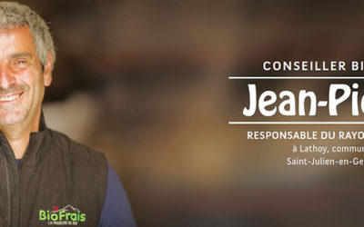 Jean-Pierre, conseiller au rayon Boissons chez BioFrais
