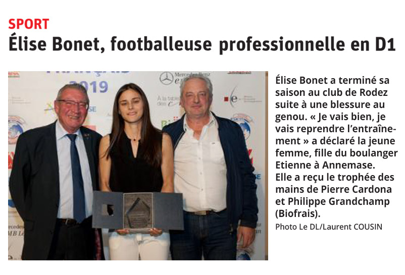 BioFrais présent aux Trophées du Genevois