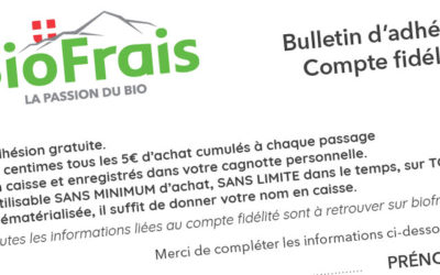Compte fidélité : profitez de nos avantages !