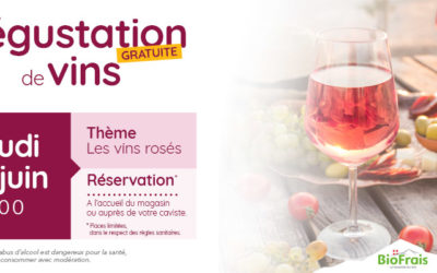 Dégustation gratuite de vins rosés
