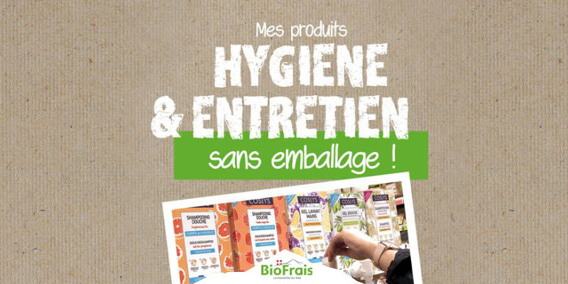 Produits d&rsquo;hygiène et entretien sans emballage !
