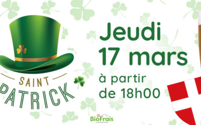 Saint-Patrick : Dégustation gratuite jeudi 17 mars !
