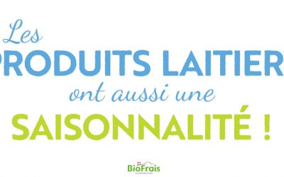 Les produits laitiers ont aussi une saisonnalité !