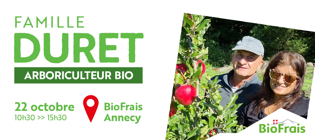 Famille Duret, arboriculteur bio et partenaire local