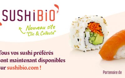 Nouveau site « clic & collecte » pour SushiBio !
