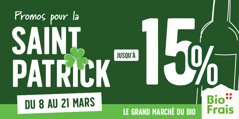 Promotions pour la Saint-Patrick