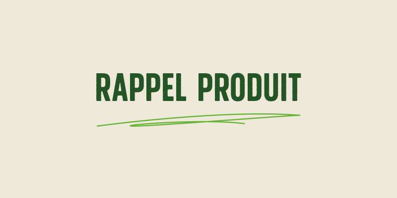 Rappel produit : Argile Verte Emplâtre & Cataplasme Argiletz
